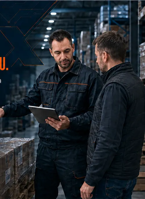 Zespół MERX Expert podczas doboru partii towaru