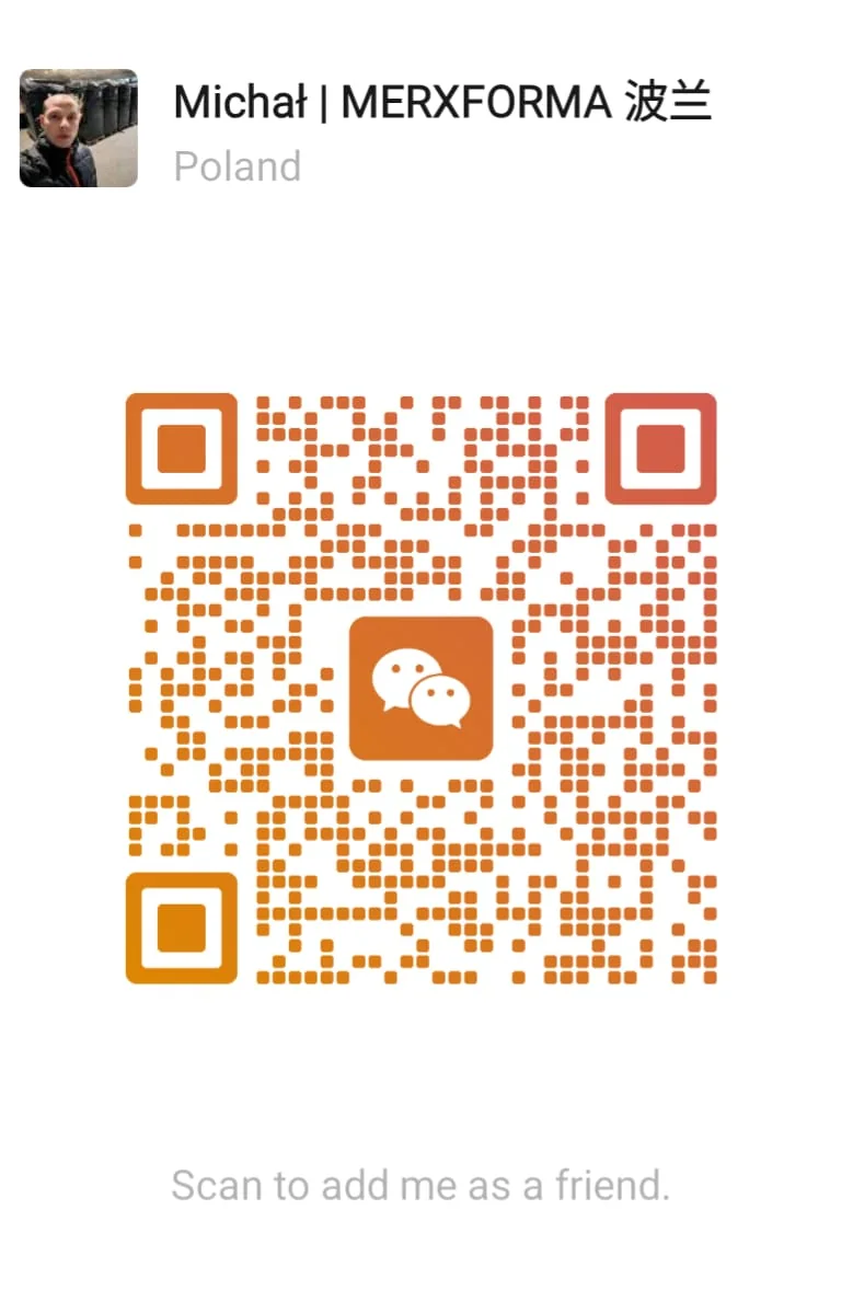 Kod QR WeChat MERXFORMA — zeskanuj, aby dodać kontakt