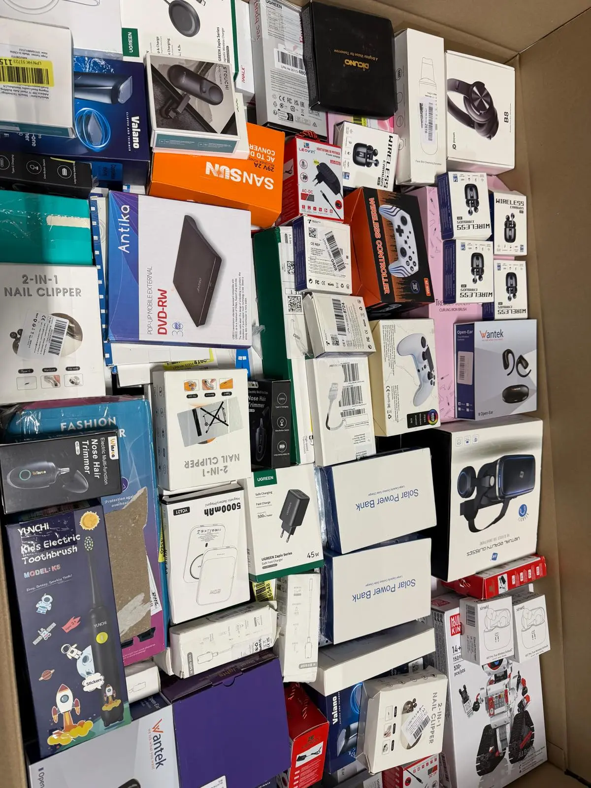 Palety MIX Amazon — elektronika i dom