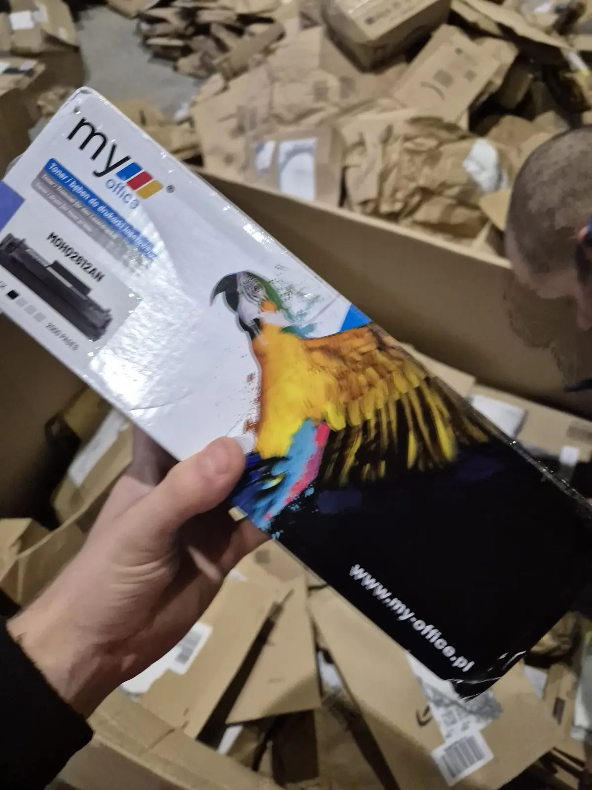 Nieodebrane paczki Amazon — koperty i torby MIX